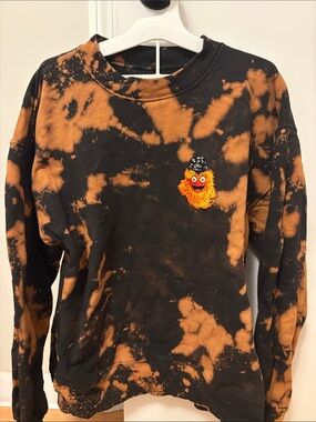 Gritty Bleach Tie Dye Crewneck